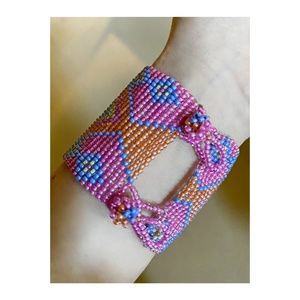 Beaded Cuff Bracelet with BONUS 2nd Bracelet
